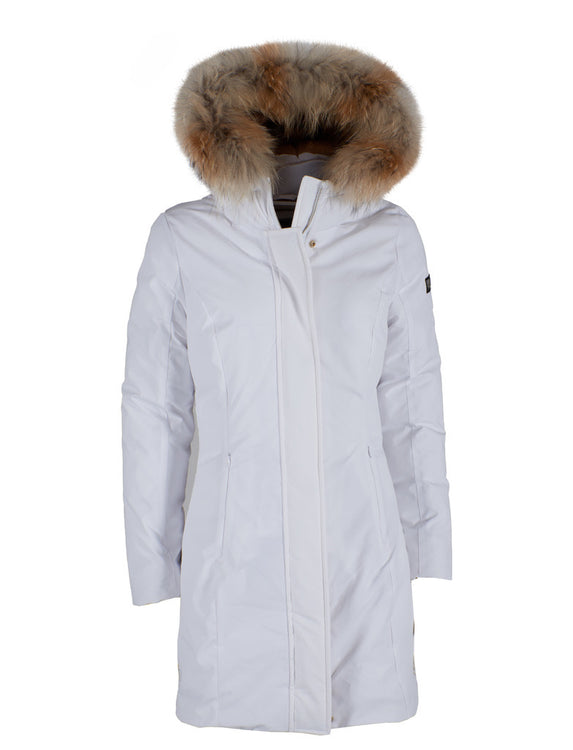 Parka Yes Zee in Tessuto Tecnico con Cappuccio e Pelliccia